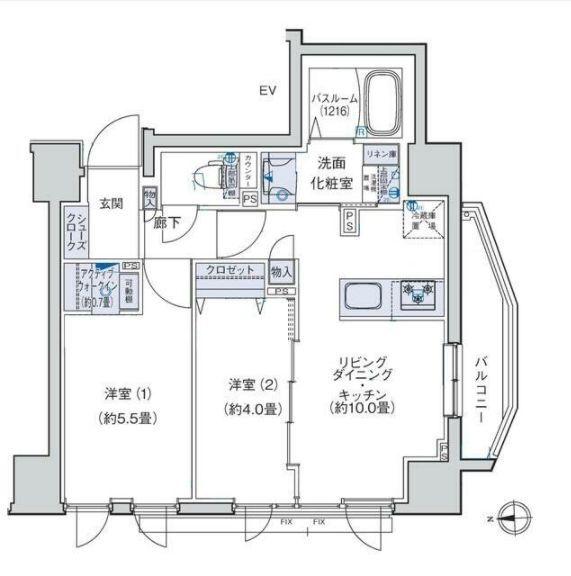  間取り図写真