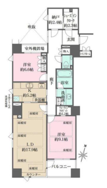  間取り図写真
