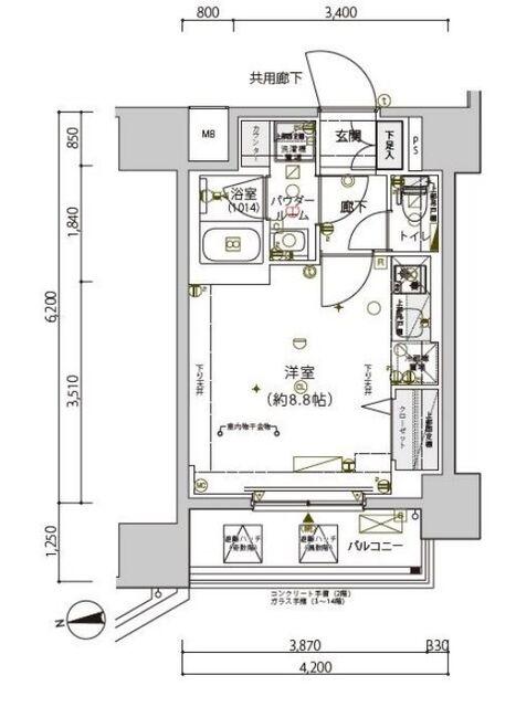  間取り図写真