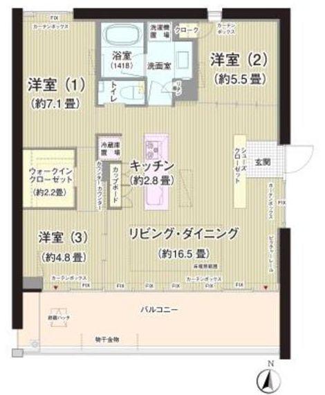  間取り図写真
