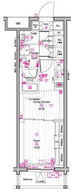  間取り図写真