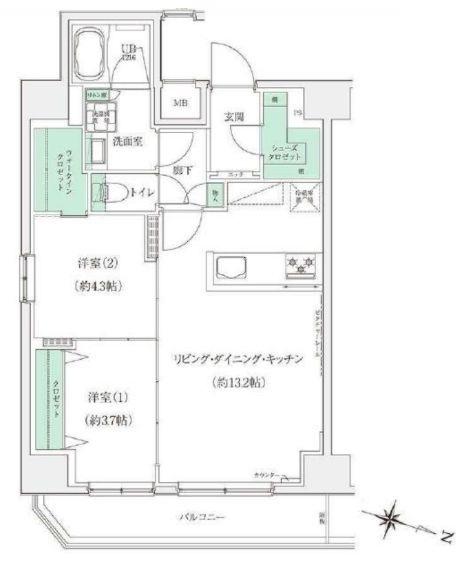  間取り図写真