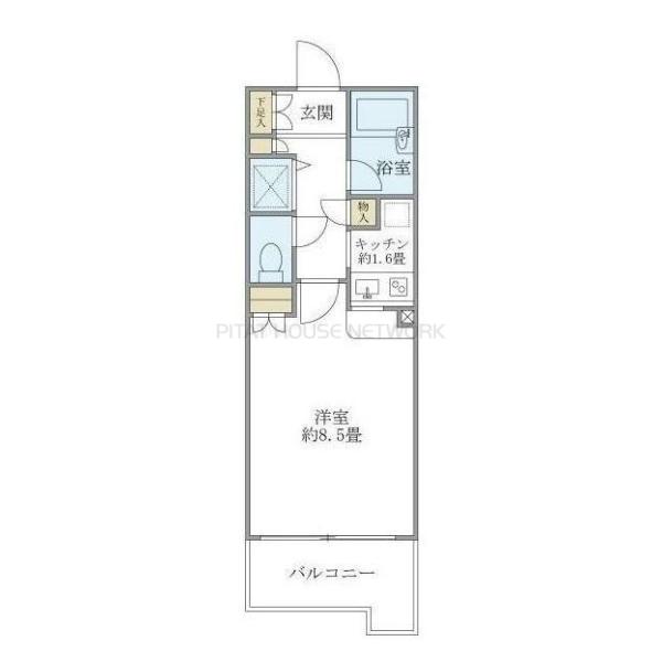 アールヴェール文京白山 の間取り