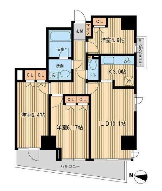 KDXレジデンス千駄木の間取り
