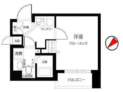 エルミタージュ大塚の間取り