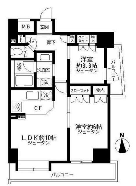 シーアイマンション立教前の間取り