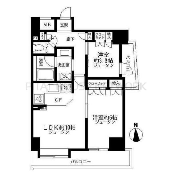 シーアイマンション立教前の間取り