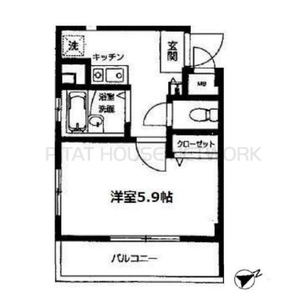 メゾン石神東池袋の間取り