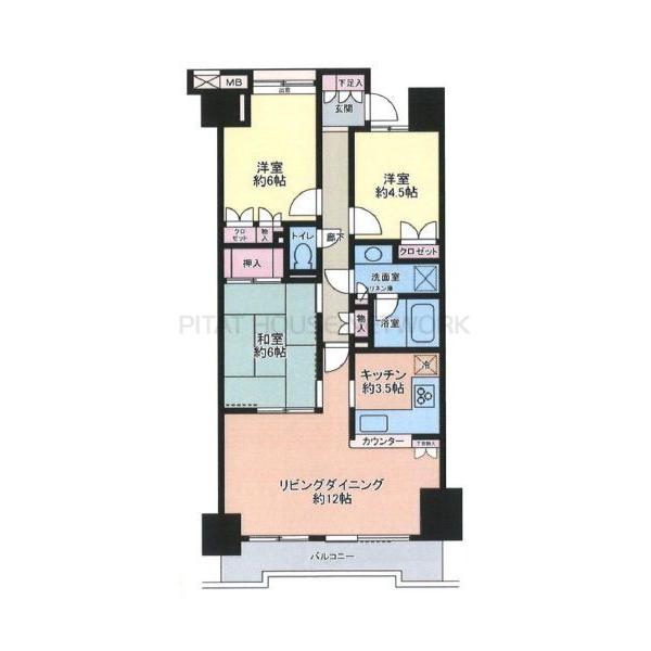 アールヴェール文京白山 の間取り