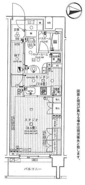  間取り図写真
