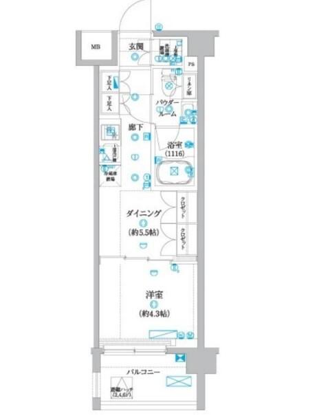  間取り図写真