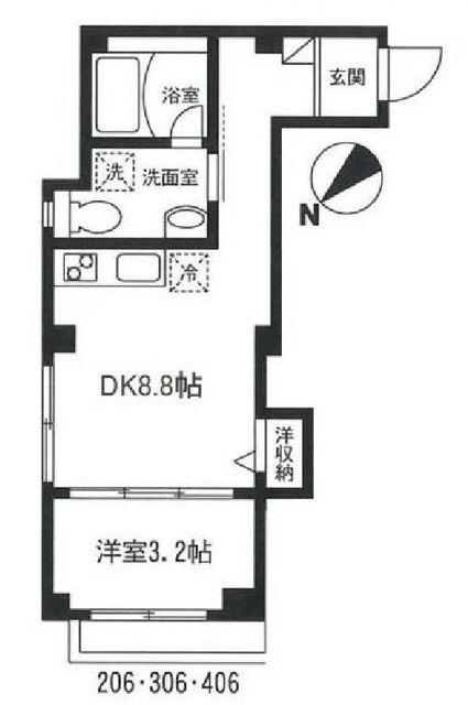 コモド・アミの間取り