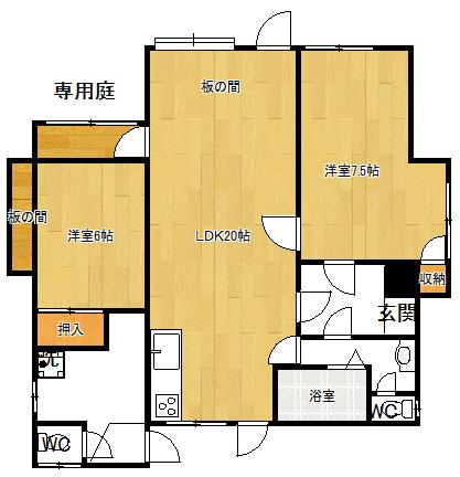  間取り図写真