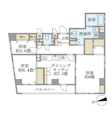  間取り図写真