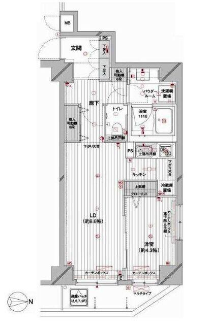  間取り図写真
