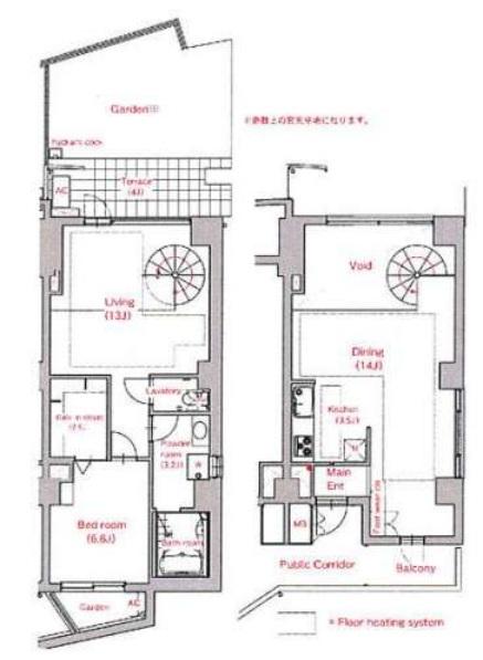  間取り図写真