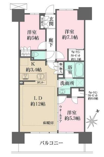  間取り図写真