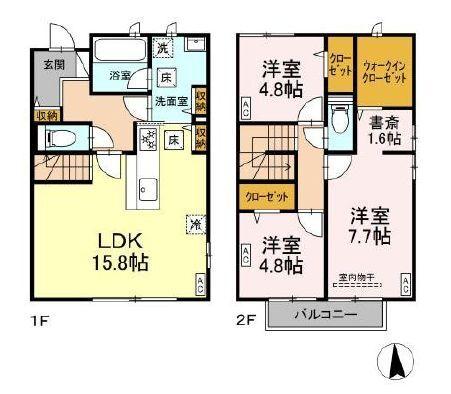  間取り図写真