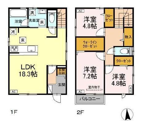  間取り図写真