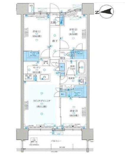  間取り図写真
