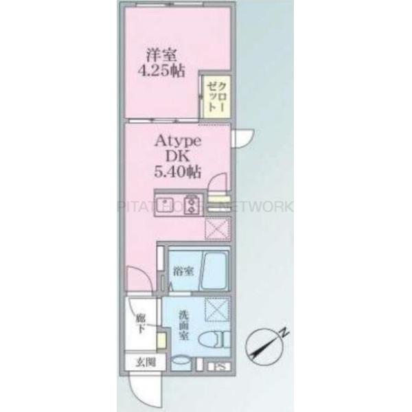 LiveFlat田端の間取り