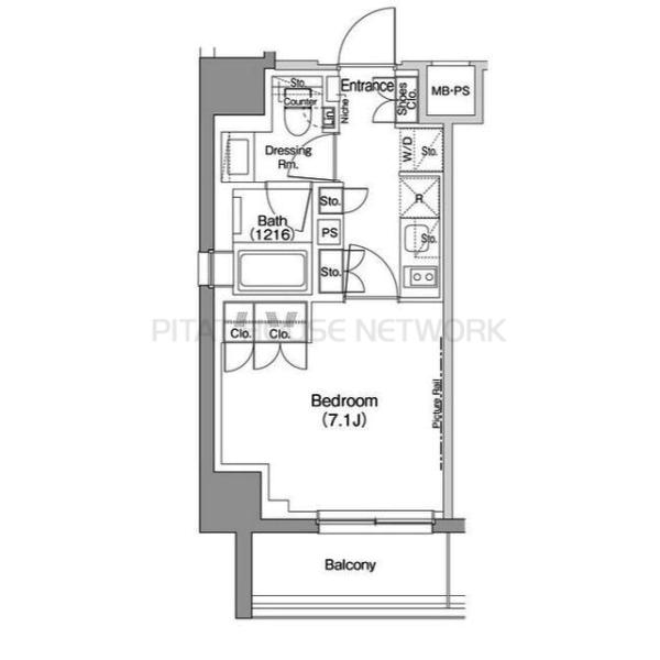 ザ・パークハビオ駒込の間取り
