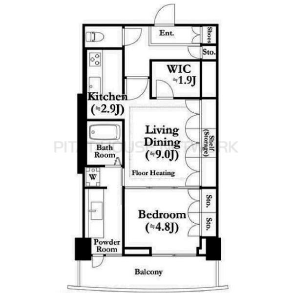 河田町ガーデン1 2114