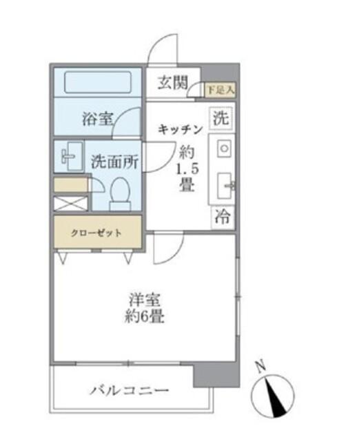 エコロジー白山レジデンスの間取り