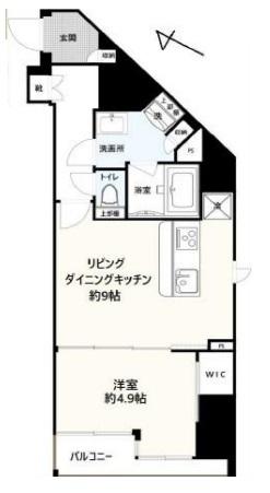 プレセダンヒルズ文京本駒込の間取り