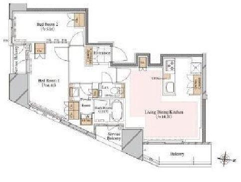 ブランシエスタ白山の間取り