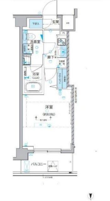 ベルシード池袋本町の間取り