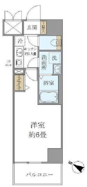 シエル白山B館の間取り