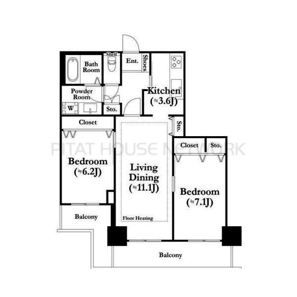 河田町ガーデン1号棟