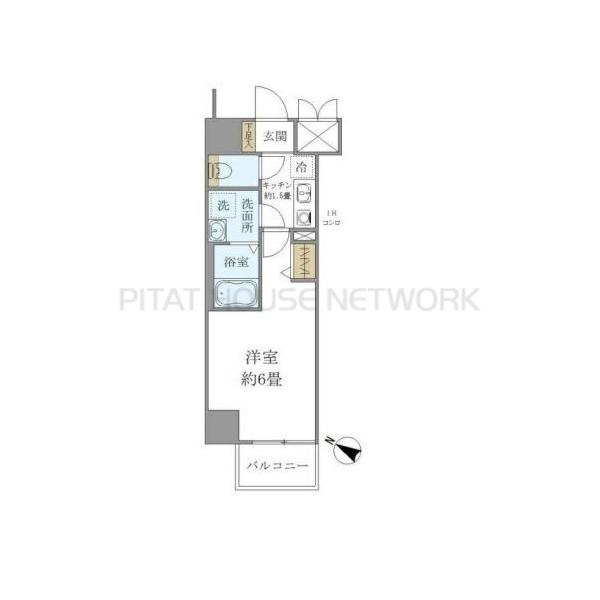 シエル白山B館の間取り