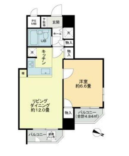 グローリア初穂千駄木の間取り