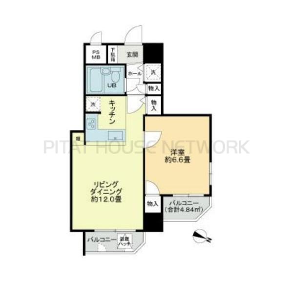 グローリア初穂千駄木の間取り