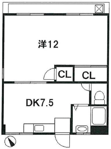 第一長門ビルの間取り図