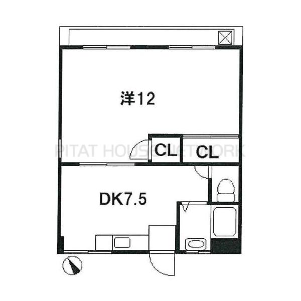 第一長門ビルの間取り図