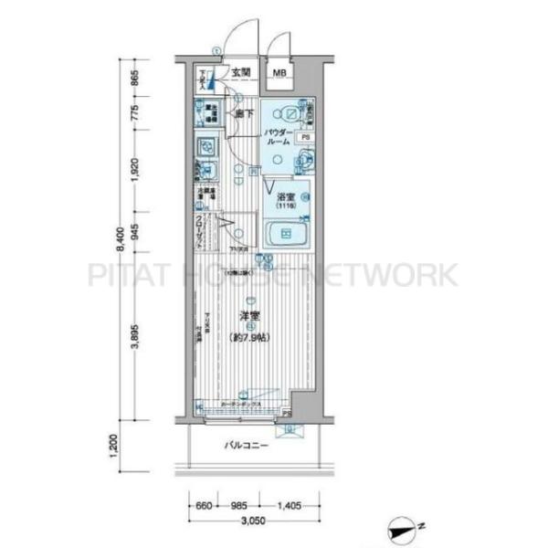 メインステージ田端弐番館の間取り