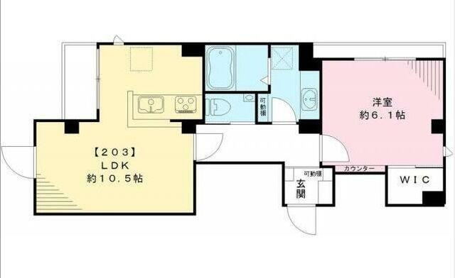 ラシーネ・テラス文京千駄木 の間取り