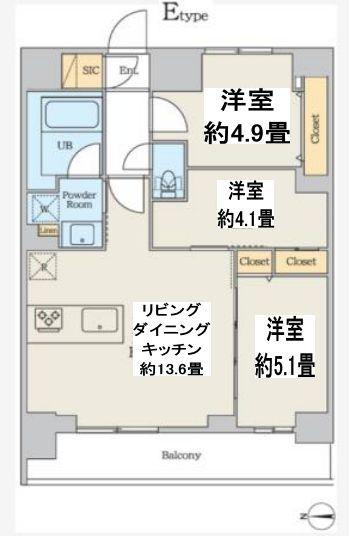  間取り図写真