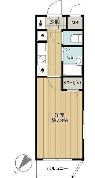 クランヴァン駒込染井の間取り