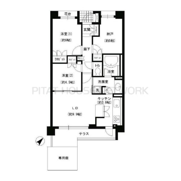 エスティメゾン巣鴨の間取り他部屋