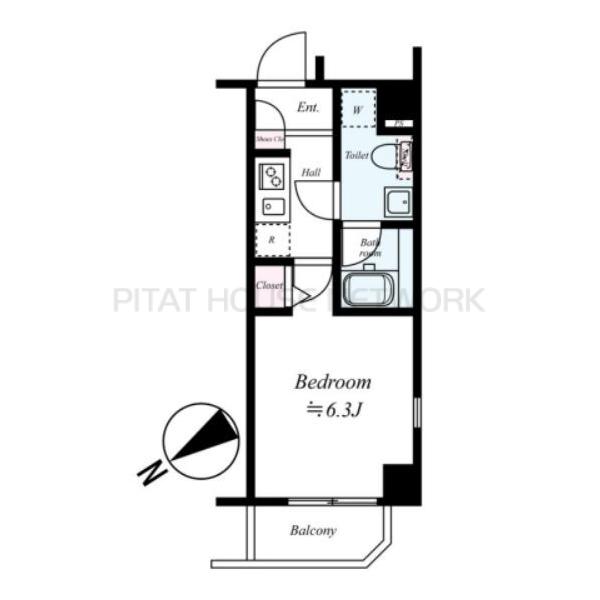 アプレシティ本駒込の間取り