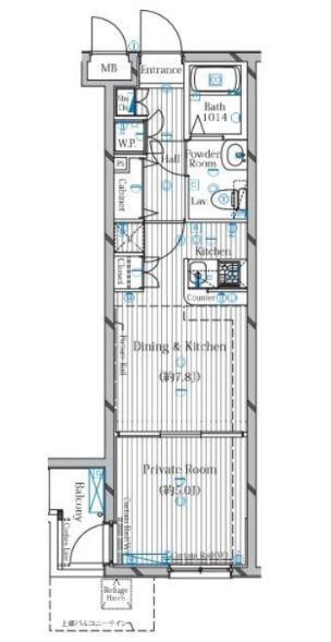 アクアトウキョウノースシティの間取り