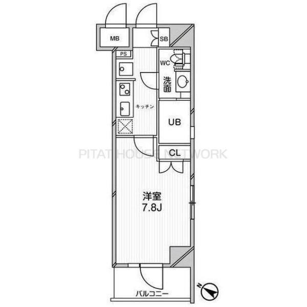 エルスタンザ文京千駄木の間取り