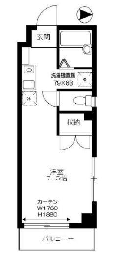 グローサリー本駒込の間取り