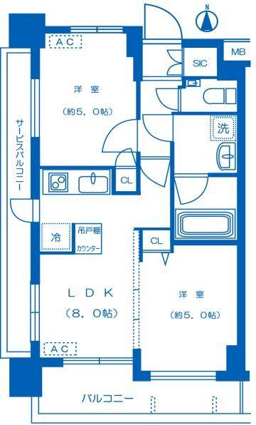エステムプラザ池袋ザ・ヴィンテージの間取