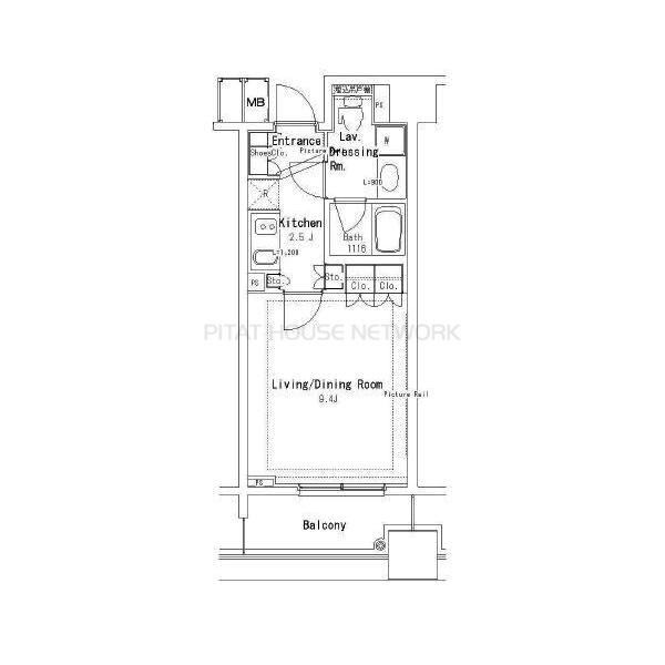 パークアクシス御茶ノ水ステージの間取り