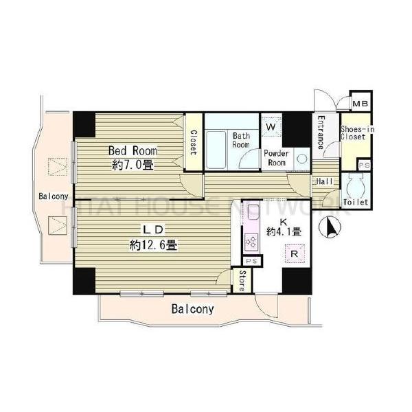 アルブル高輪の間取り